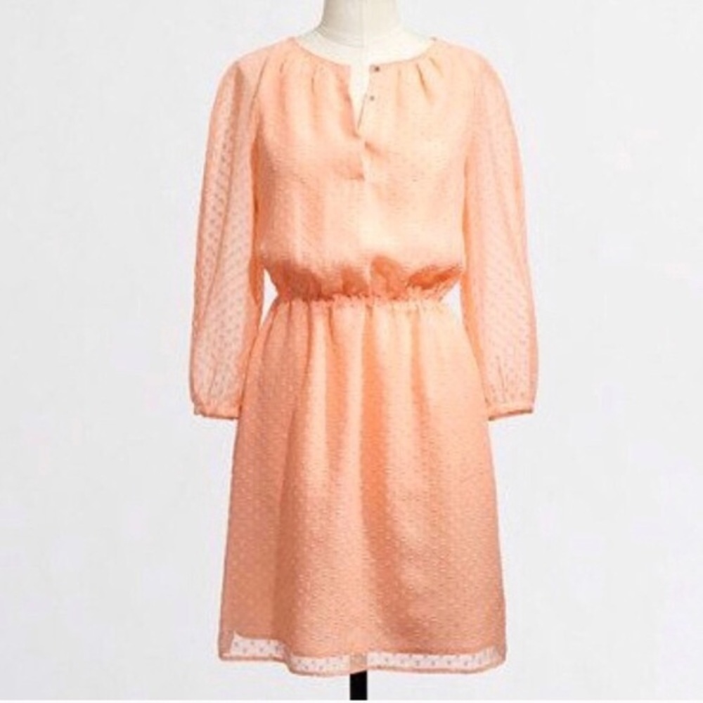 J. Crew Textured Dot Dress​​